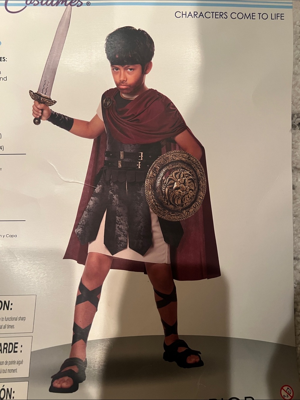 California Costumes Spartan Warrior Child Costume Boys Medium (8-10) 3 pieces